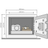 Sejf Value domowy z alarmem YEC/250/DB2